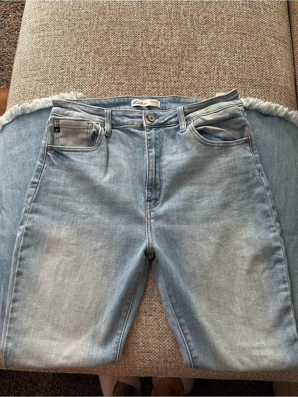 KanCan Light Blue High-Rise Flare Jeans